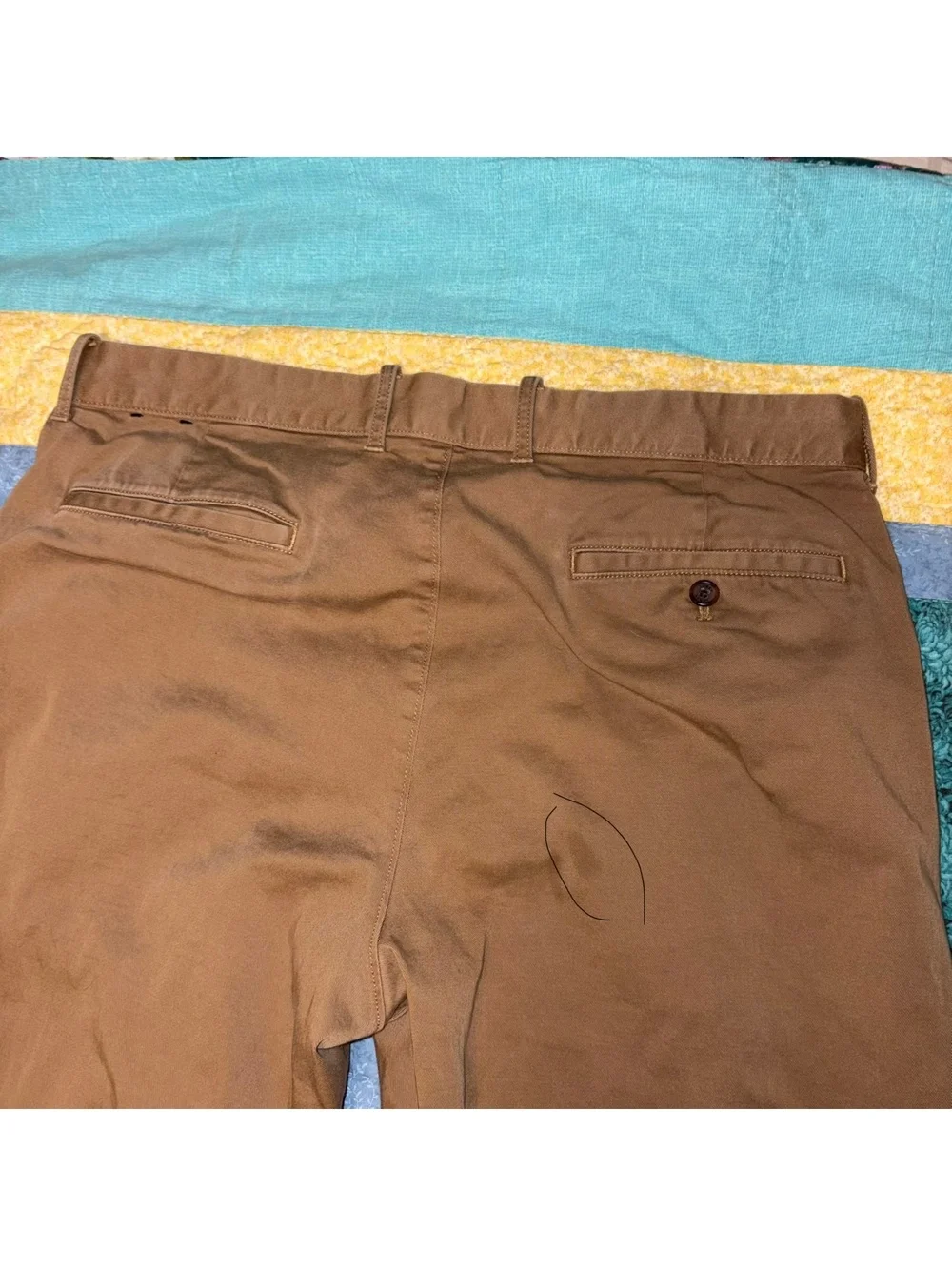 J.Crew Flex Straight Fit Men’s 36 x 32 Khaki Pants Casual Comfy Pants *read